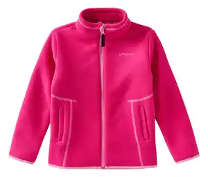 JAKO-O Kuschelfleecejacke mit Stehkragen, fuchsia