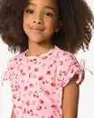 Bild 4 von Kinder-T-Shirt, gerippt, Erdbeere rosa
