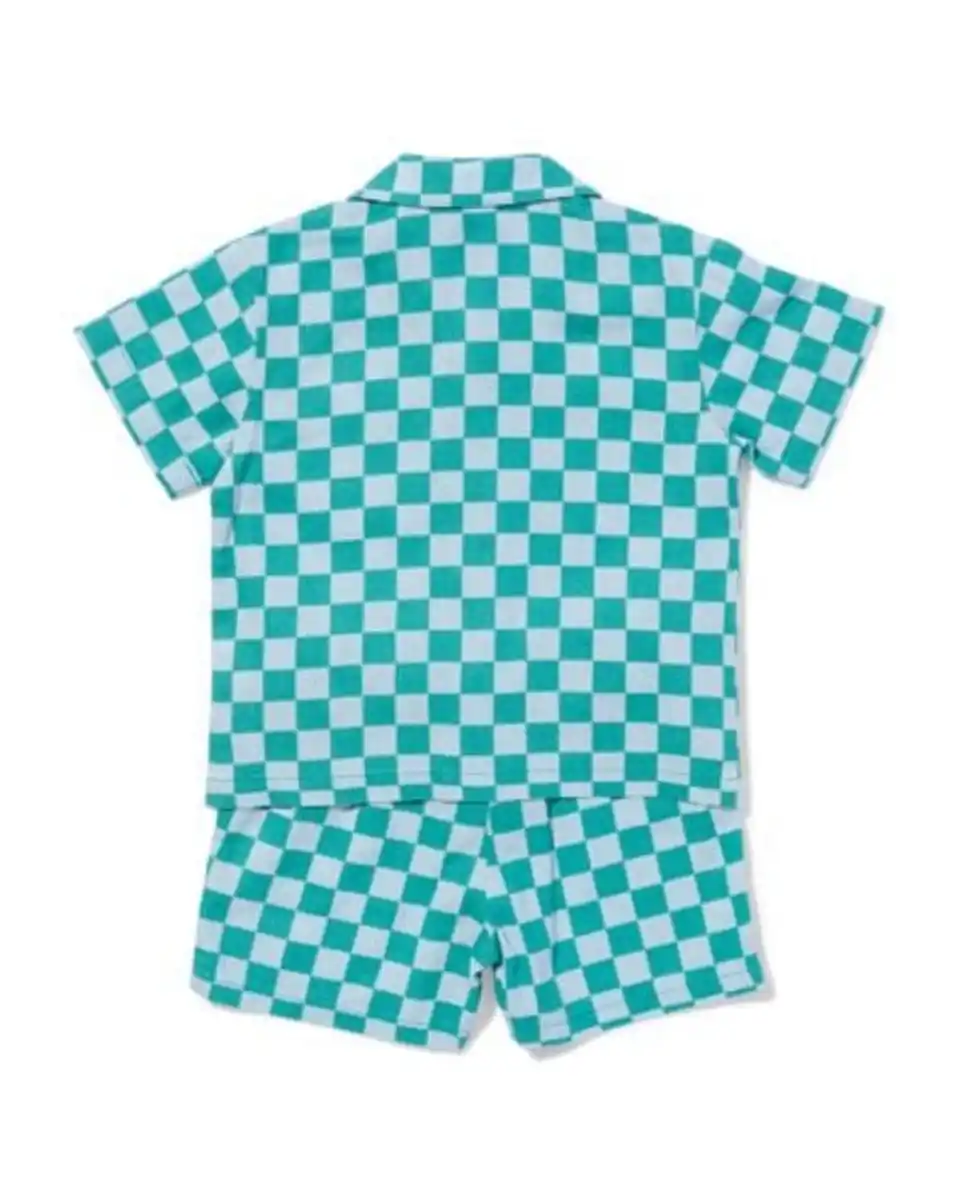 Bild 2 von Baby-Bekleidungsset, bequeme Passform, kariert blau