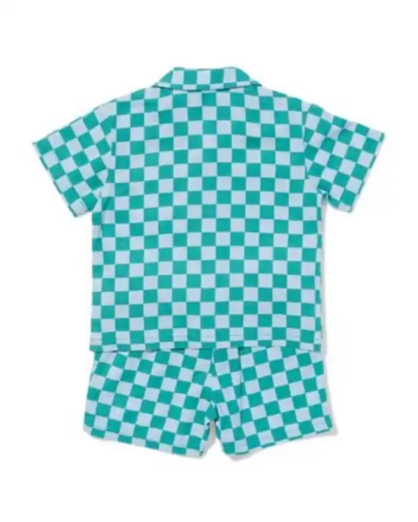 Bild 2 von Baby-Bekleidungsset, bequeme Passform, kariert blau