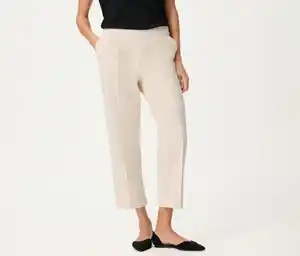 Olsen Leinen-Hose, cropped