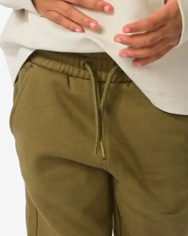 Bild 4 von Kinderhose aus Sweatstoff olivgrün