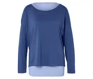 2-in-1-Sportshirt, blau