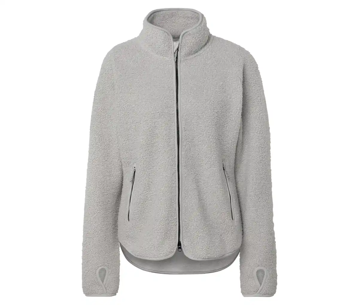 Bild 1 von Teddyfleece-Jacke, grau