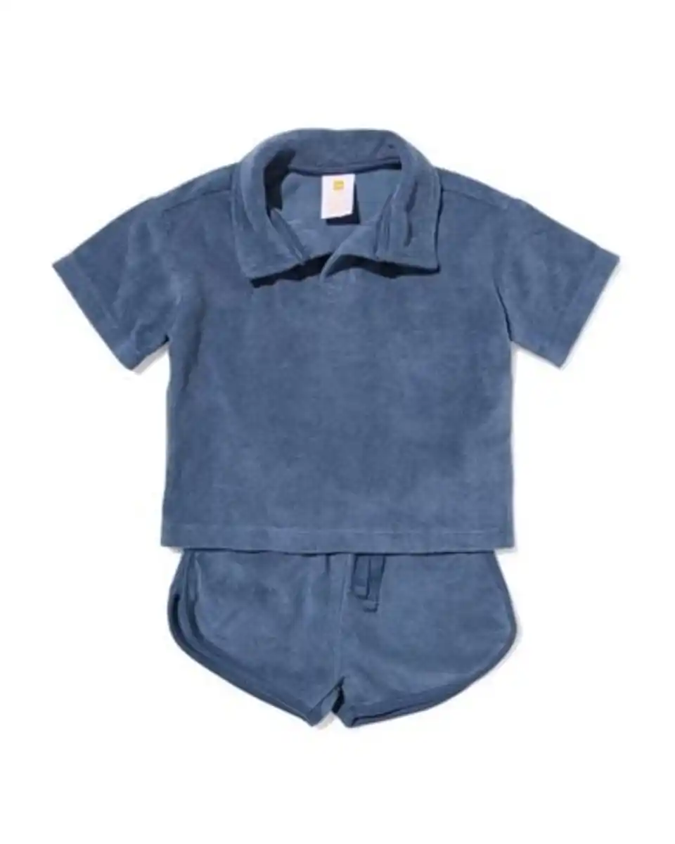 Bild 1 von Baby-Bekleidungsset, bequeme Passform, Frottee blau
