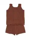 Bild 2 von Babykleidungsset gehäkelt braun