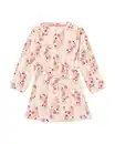 Bild 2 von Kinderkleid gerippt mit Blumen ecru