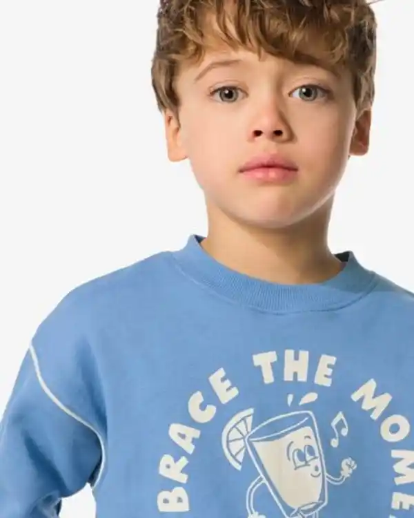 Bild 4 von Kindersweater Retro blau