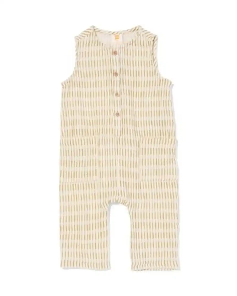 Bild 1 von Baby-Jumpsuit, Musselin, abstrakt ecru
