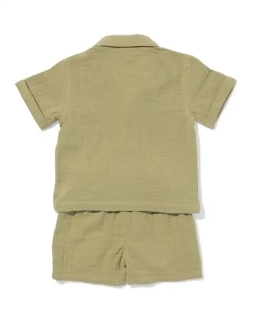 Bild 2 von Baby-Bekleidungsset, bequeme Passform, Musselin grün