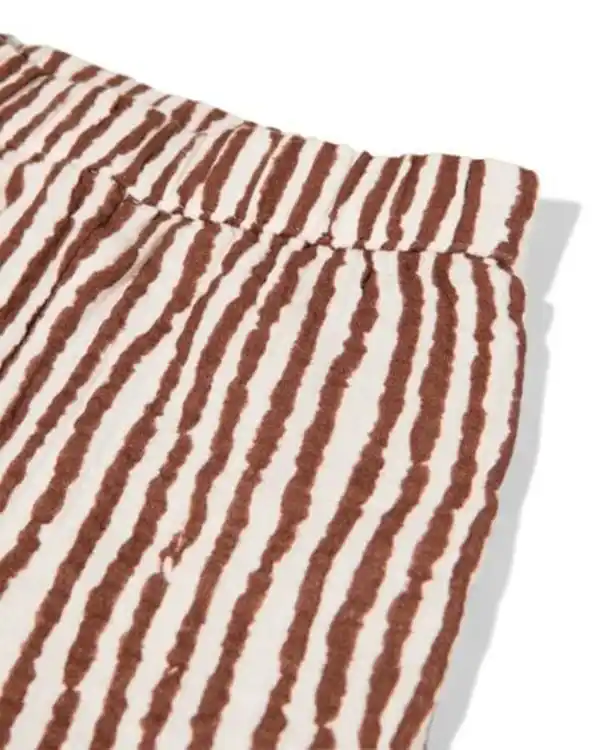 Bild 4 von Baby-Bekleidungsset, Musselin, gestreift braun