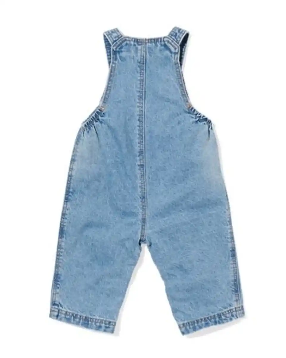 Bild 4 von Baby-Latzhose aus Denim mit Herzen jeansfarben