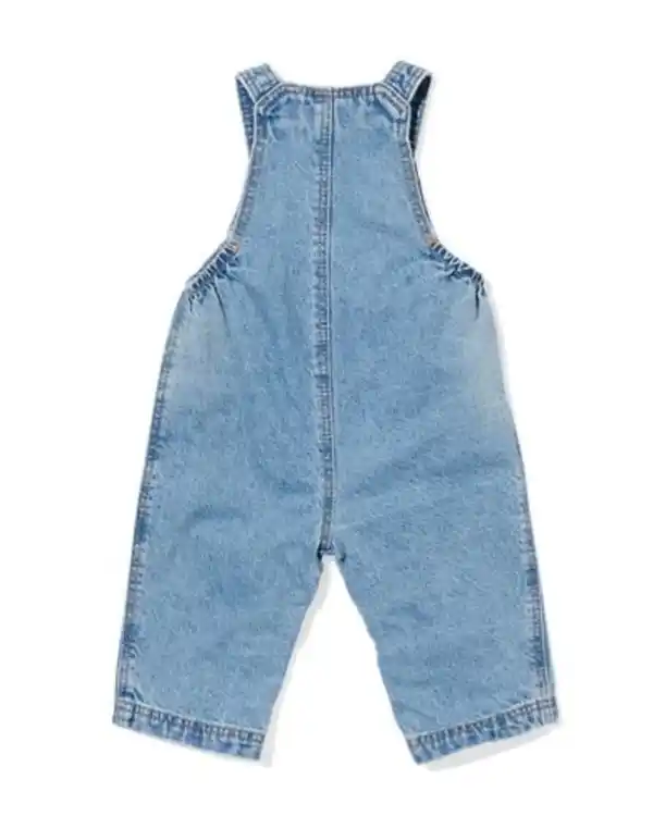 Bild 4 von Baby-Latzhose aus Denim mit Herzen jeansfarben