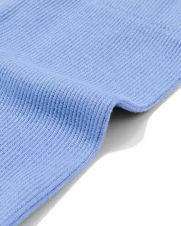 Bild 3 von Baby-Leggings mit Rippenstruktur, Blumen – 2 Stück blau