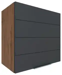 Küchenoberschrank Florenz ca. 60 cm Grau/Eiche, Grau, Eiche Wotan