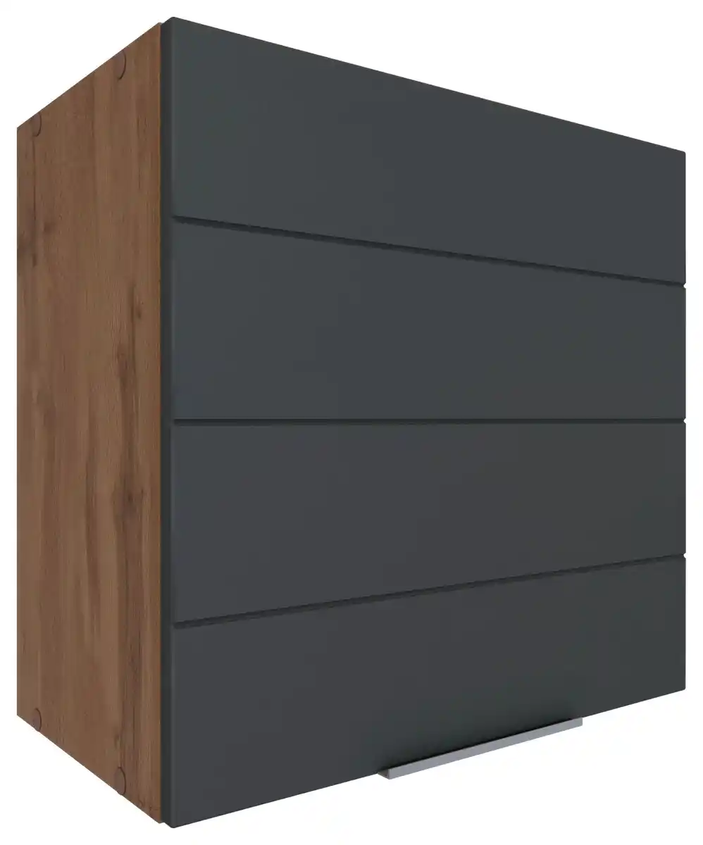 Bild 1 von Küchenoberschrank Florenz ca. 60 cm Grau/Eiche, Grau, Eiche Wotan