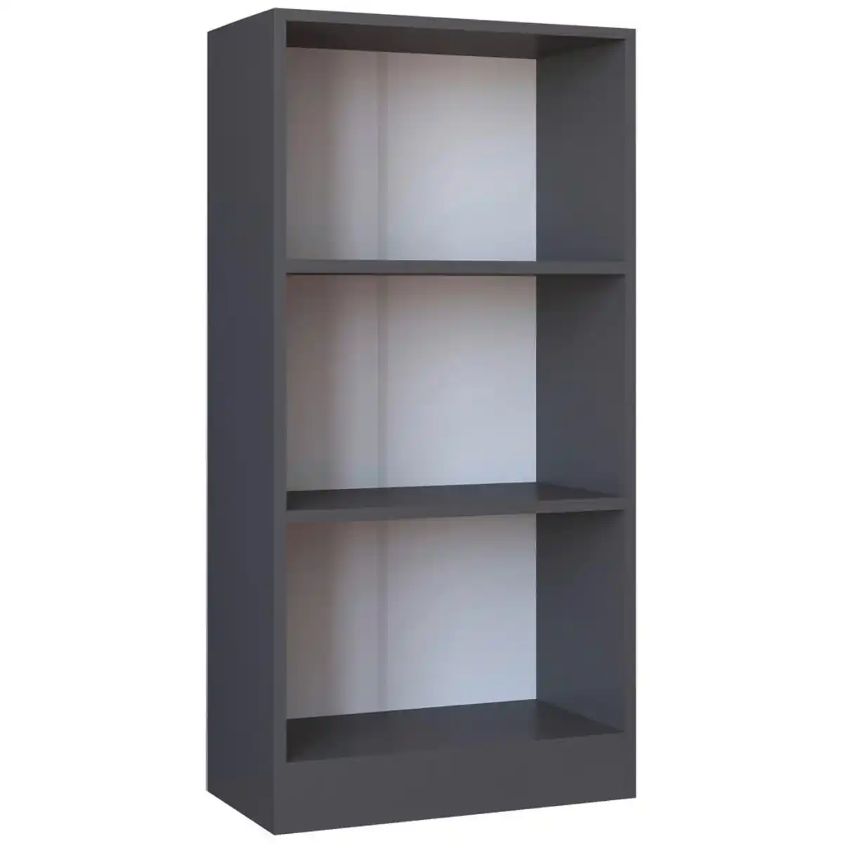 Bild 1 von Mid.you Regal, Anthrazit, Holzwerkstoff, 2 Fächer, 56x114x30 cm, stehend, Wohnzimmer, Regale, Bücherregale