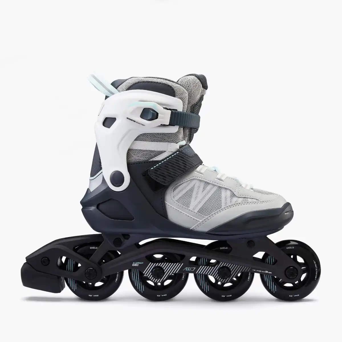 Bild 1 von OXELO Inline-Skates Inliner Damen/Herren - FIT500 hellgrau