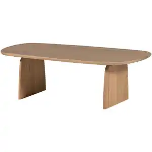 Livetastic Couchtisch Tablo, Eiche, Holz, Eiche, massiv, rechteckig, Wange, 60x35x110 cm, einfacher Aufbau, Wohnzimmer, Wohnzimmertische, Couchtische