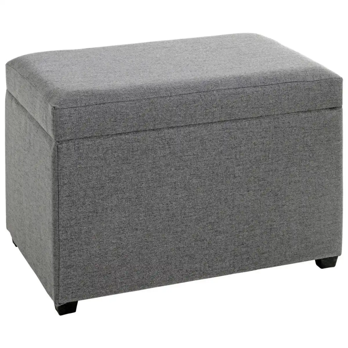 Bild 1 von Truhenbank, Grau, Textil, 58x42x39 cm, Esszimmer, Bänke, Sitzbänke
