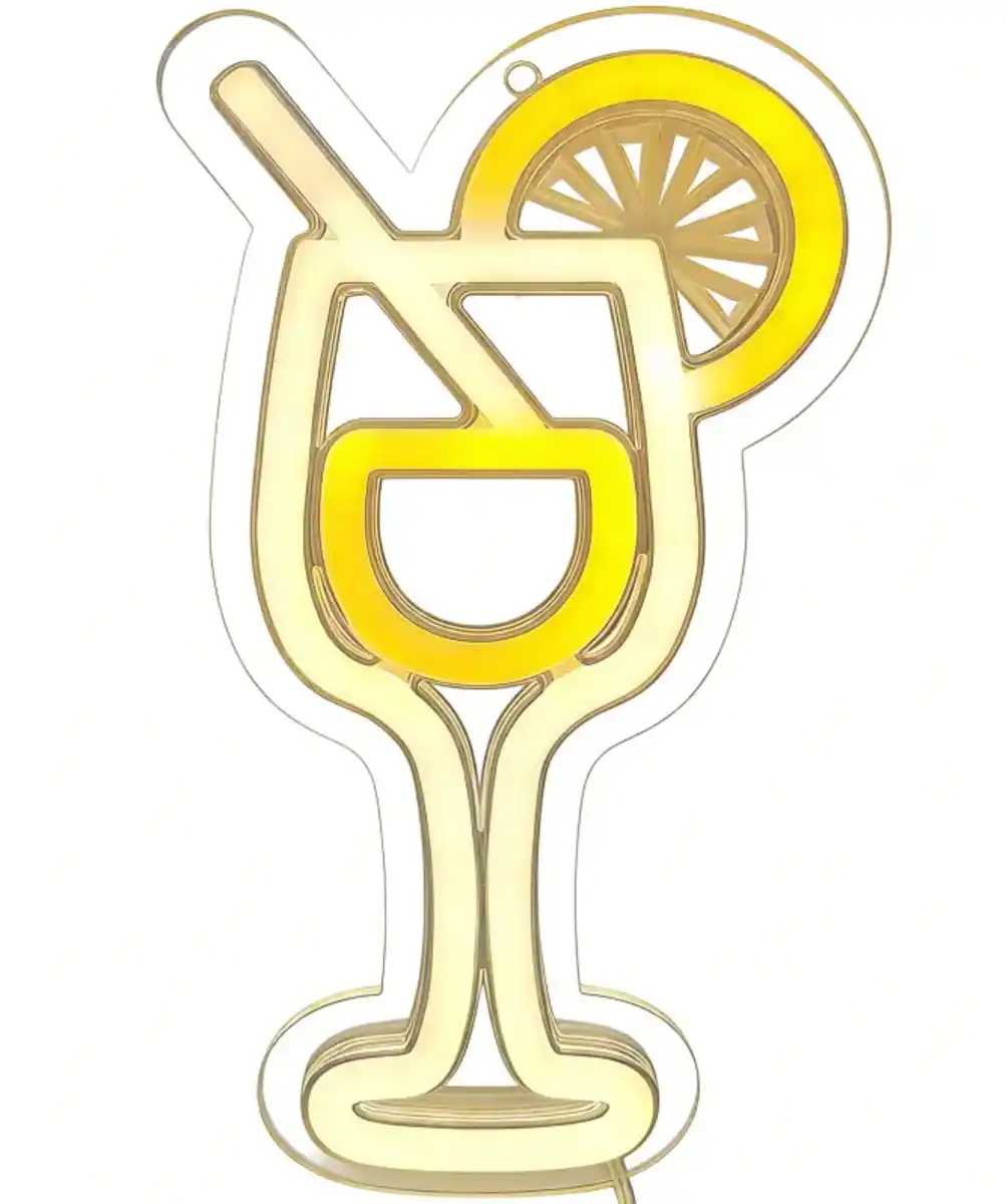 Bild 1 von LED-Neonzeichen Cocktail, bunt