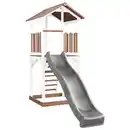 Bild 1 von Ambia Garden Spielturm, Braun, Grau, Weiß, Holz, Kunststoff, 111.2x241.9x349 cm, EN 71, CE, FSC 100%, Outdoor Spielzeug, Spieltürme