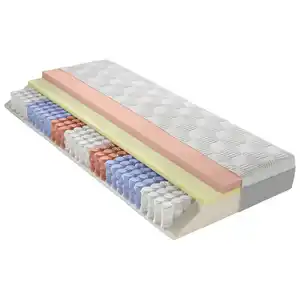 Dieter Knoll Gel-Taschenfederkernmatratze, Weiß, Textil, H2, rechteckig, 200x220 cm, Austria Gütezeichen, Made in Austria, Oeko-Tex® Standard 100, Qualität aus Österreich, Über- und Sondergrö