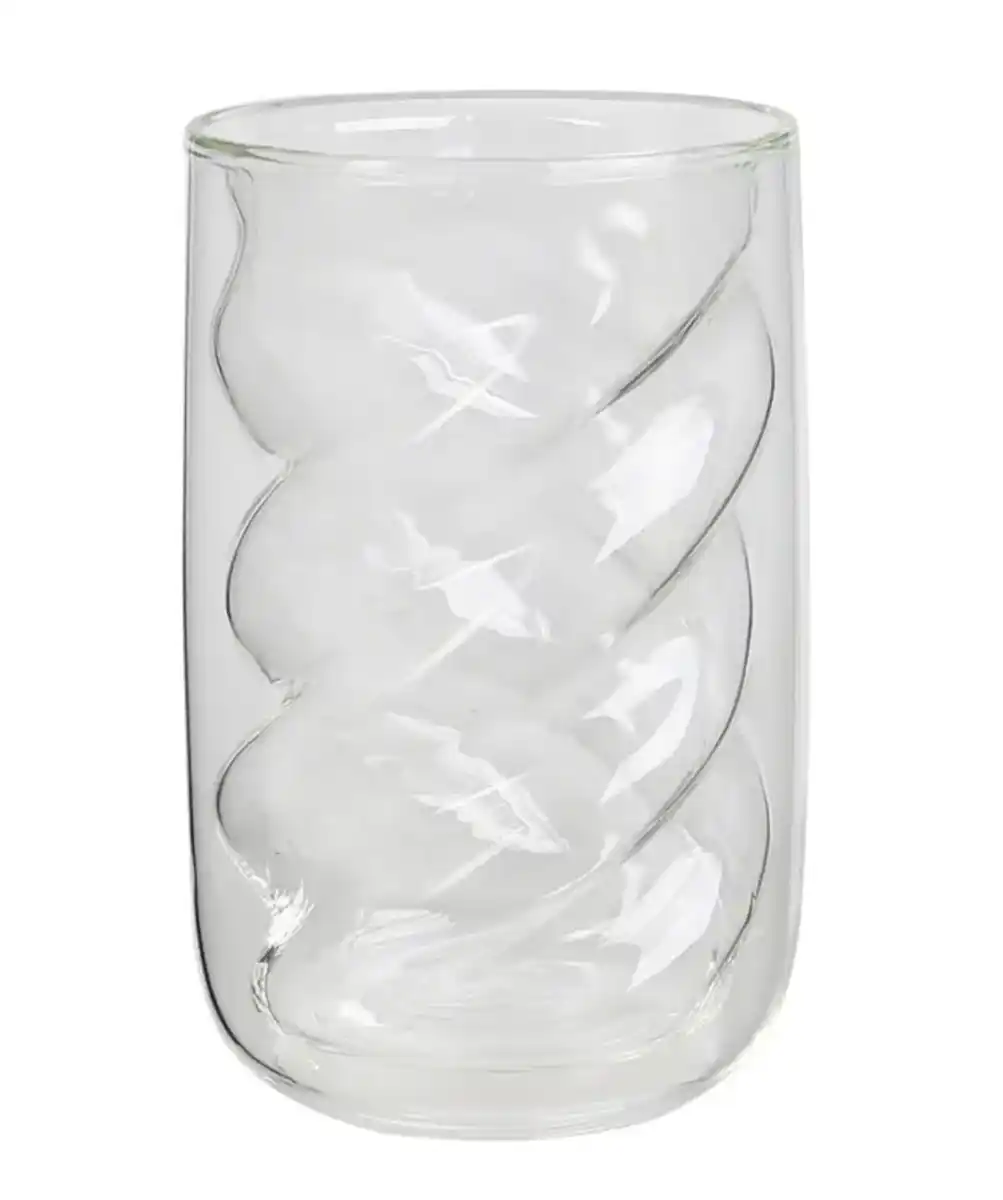 Bild 1 von Kaffeeglas mit gedrehter Optik, transparent