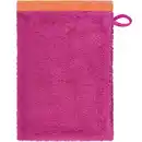 Bild 1 von Cawoe Waschhandschuhset Lifestyle Splash, Orange, Pink, Textil, Uni, 16x22 cm, Oeko-Tex® Standard 100, Aufhängeschlaufe, strapazierfähig, durchgefärbt, angenehm weich, hochwertige Qualität, schn