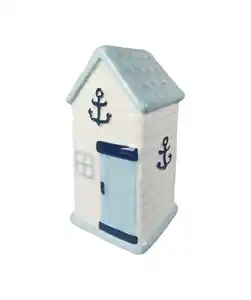 Maritimes Deko-Haus, weiß