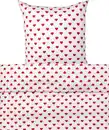 Bild 1 von Polycotton-Bettwäsche in Komfortgröße, rot bedruckt