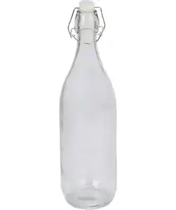 Glasflasche, klar
