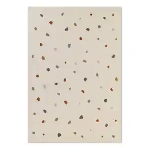 Hanse Home Kinderteppich Adventures, Creme, Mehrfarbig, Kunststoff, Punkte, rechteckig, 160x235 cm, Oeko-Tex® Standard 100, für Fußbodenheizung geeignet, in verschiedenen Größen erhältlich, stu