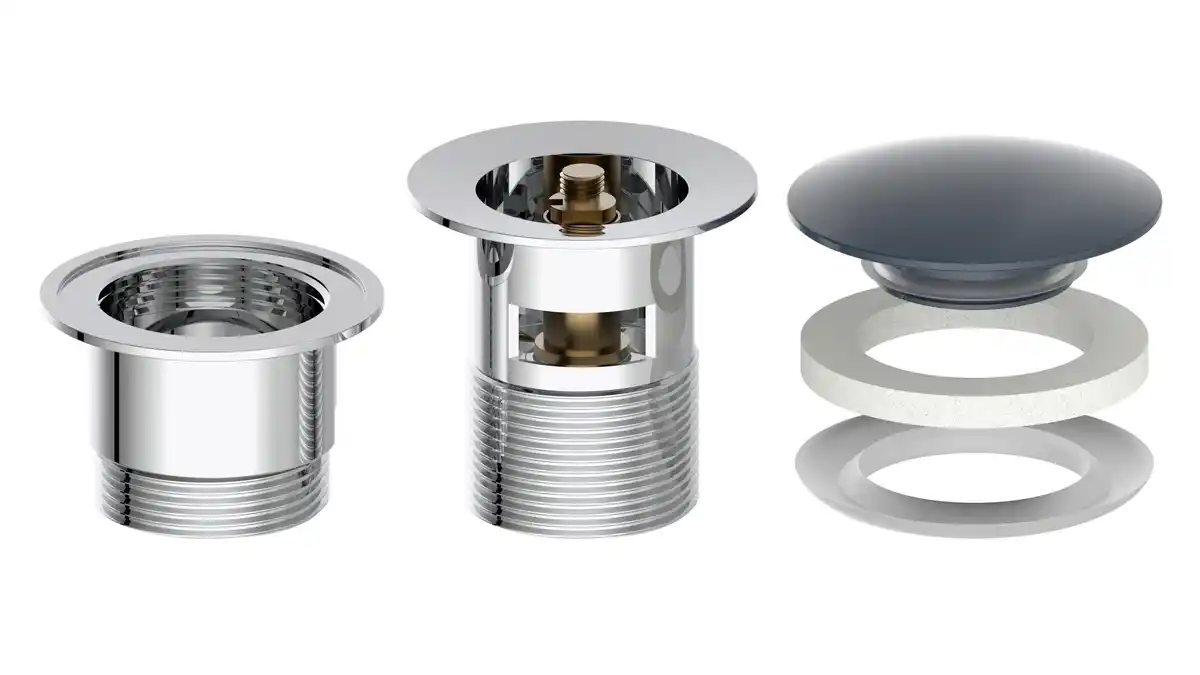 Bild 1 von Sanitärzubehör in Schwarz, Schwarz, Chromfarben