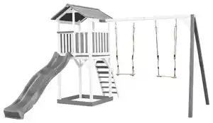 SPIELTURM A025.122.82, Grau, Weiß