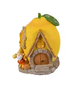 Deko-Haus in Früchteform, gelb