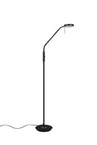 LED-Stehleuchte Monza Schwarz, Schwarz