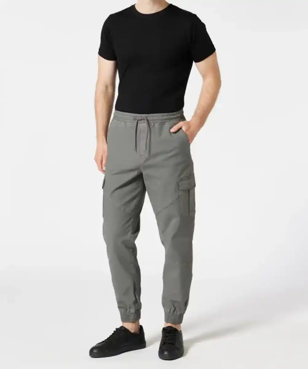 Bild 1 von Legere Cargohose, grau