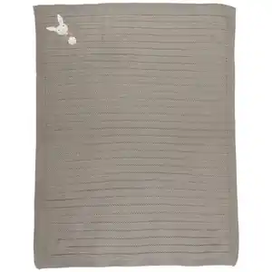 Avelia Schmusedecke Hasen, Braun, Textil, Hase, 80x100 cm, Gots, Oeko-Tex® Standard 100, pflegeleicht, Schlafen, Kuscheln & Schlafen, Schmusedecken