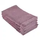 Bild 1 von Bio:Vio Gästetuchset Bonita, Mauve, Textil, 4-teilig, 30x50 cm, Badtextilien, Gästehandtücher