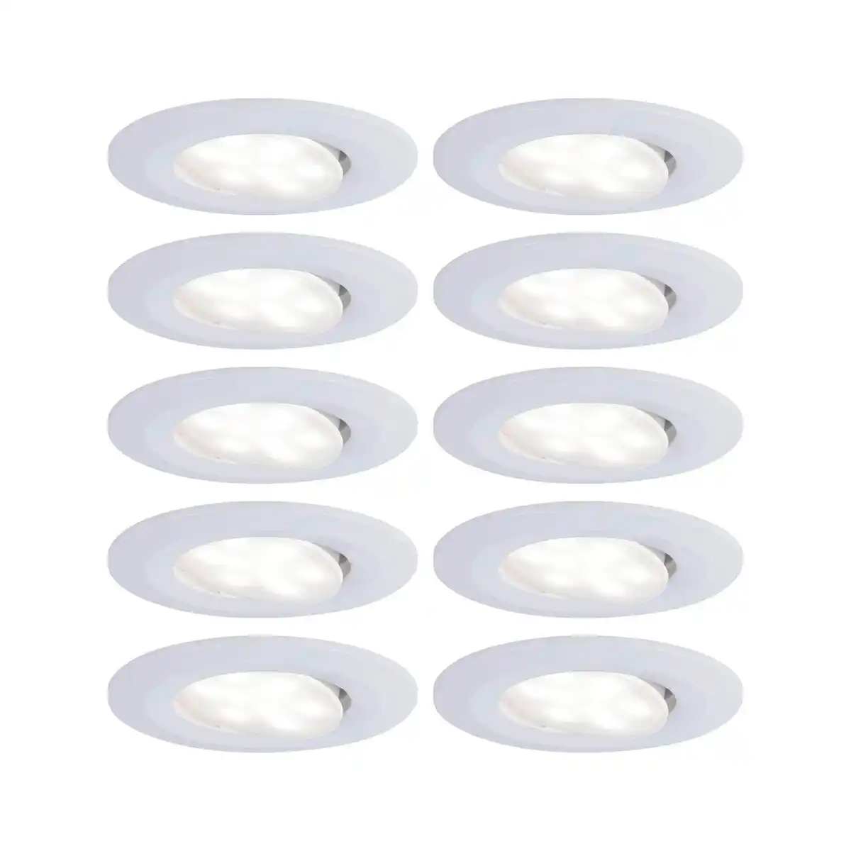 Bild 1 von LED-Deckenleuchte Calla IP65 max. 10x 6 Watt, 10-teilig Deckenlampe, Weiß