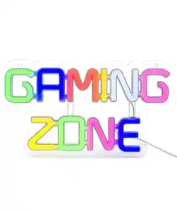 Stimmungsvoller LED-Neonschriftzug, bunt