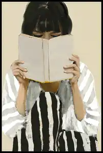 Keilrahmenbild Denise Small Schwarz/Weiß/Beige, Schwarz, Weiß, Beige