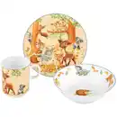 Bild 1 von Ritzenhoff Breker Kindergeschirrset Waldtiere, Mehrfarbig, Keramik, 3-teilig, 20x11x20 cm, lebensmittelecht, Füttern, Kindergeschirr