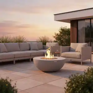 Feuerstelle Roca Hellgrau, Hellgrau