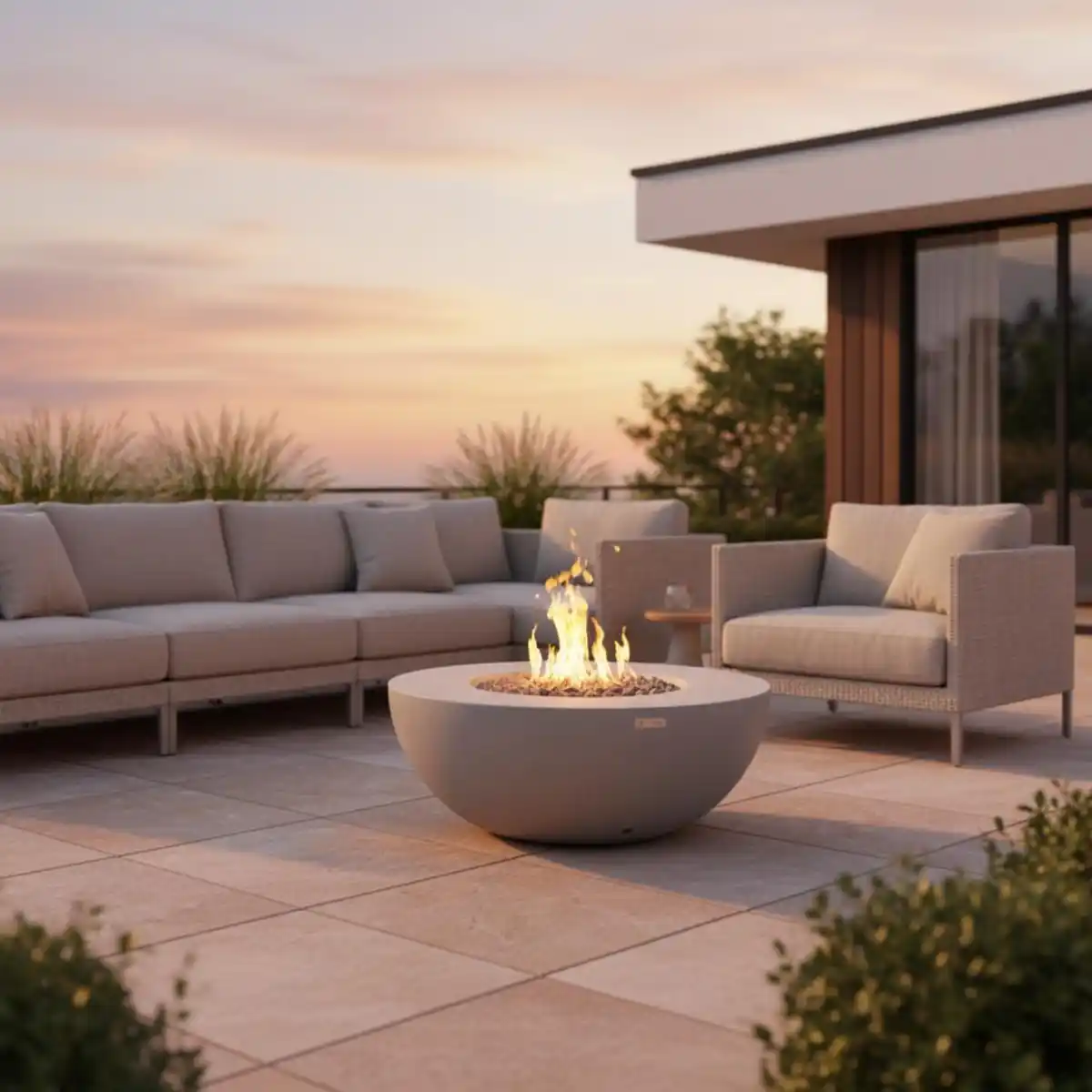 Bild 1 von Feuerstelle Roca Hellgrau, Hellgrau