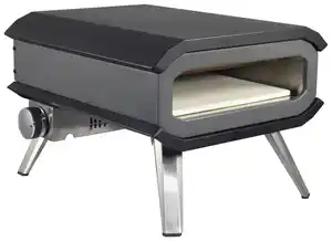 Pizzaofen Gas Schwarz ca. 40x30x46cm, Schwarz