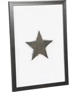 Bilderrahmen in Holzoptik, schwarz