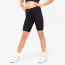 Bild 1 von DOMYOS Shorts Radlerhose Mädchen dehnbar atmungsaktiv - schwarz
