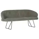 Bild 1 von Novel Sitzbank, Grün, Textil, 3-Sitzer, 202x88x65 cm, Esszimmer, Bänke, Sitzbänke